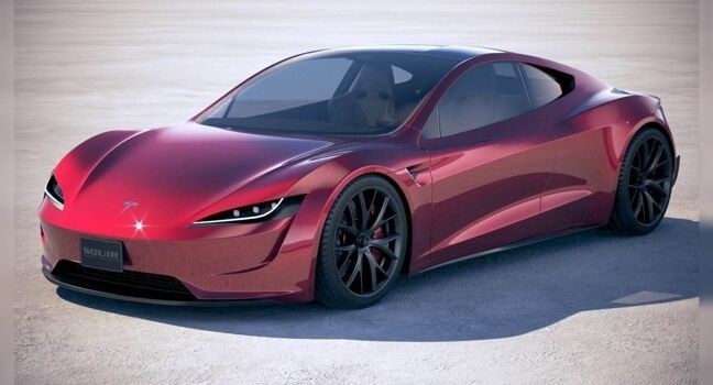 Как выглядит Tesla Roadster 2