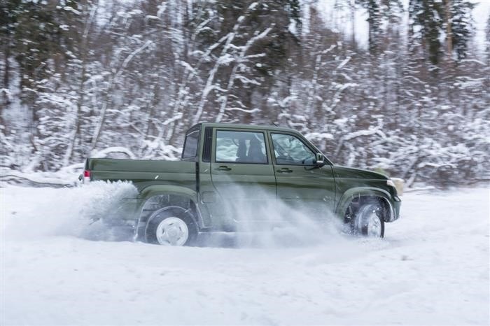 УАЗ Patriot Pickup: устойчивость на дороге и высокая надежность