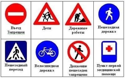 Самые необходимые дорожные знаки для пешеходов