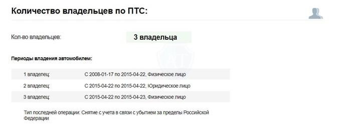 Пробить хозяина автомобиля через базу данных ПТСинфо.